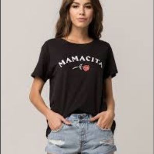 Oversized Amuse Society black t-shirt XS